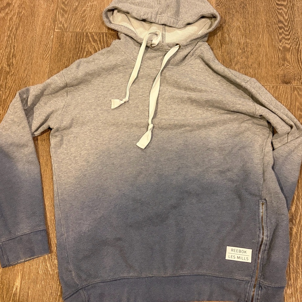 Reebok Les Mills Gray Ombre Hoodie